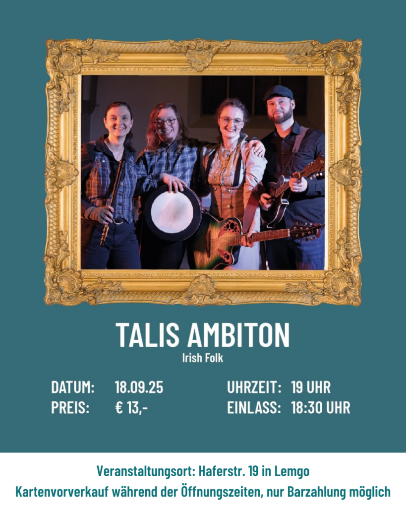 Irish Volk Band Talis Ambiton bei Rümpelgold Live in Lemgo