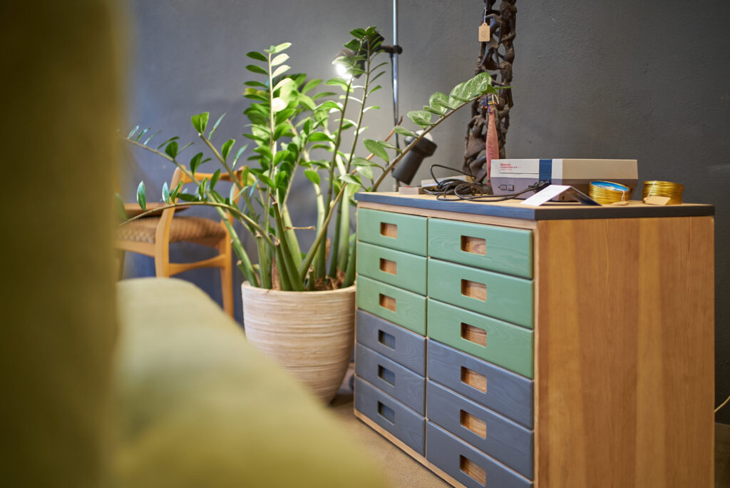 Ein Schrank aus dem Upcycling Projekt von Rümpelgold im Lemgo